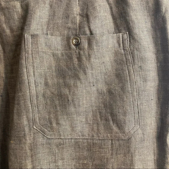 TATUM & OLIVIA Sz 14 Linen Lined  Straight Leg Pants with Pockets - Picture 6 of 8